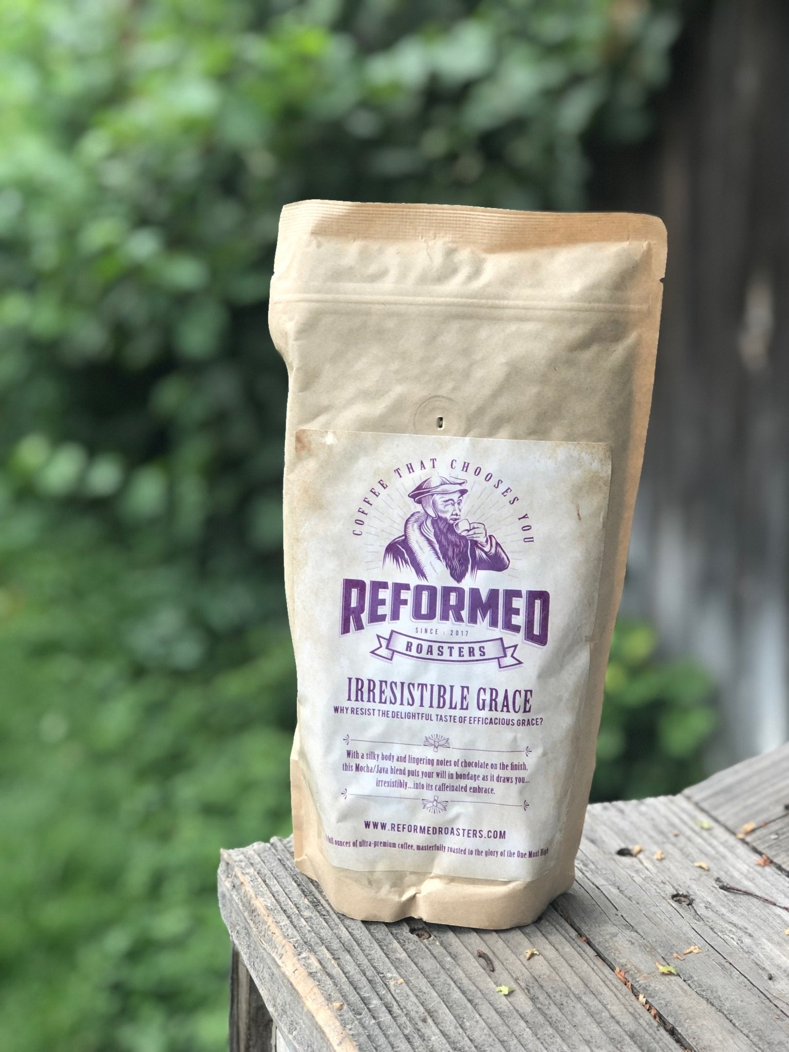 coffee christian coffee reformed coffee Irresistible Grace (1lb - Whole Bean) Coffee - Reformed Roasters