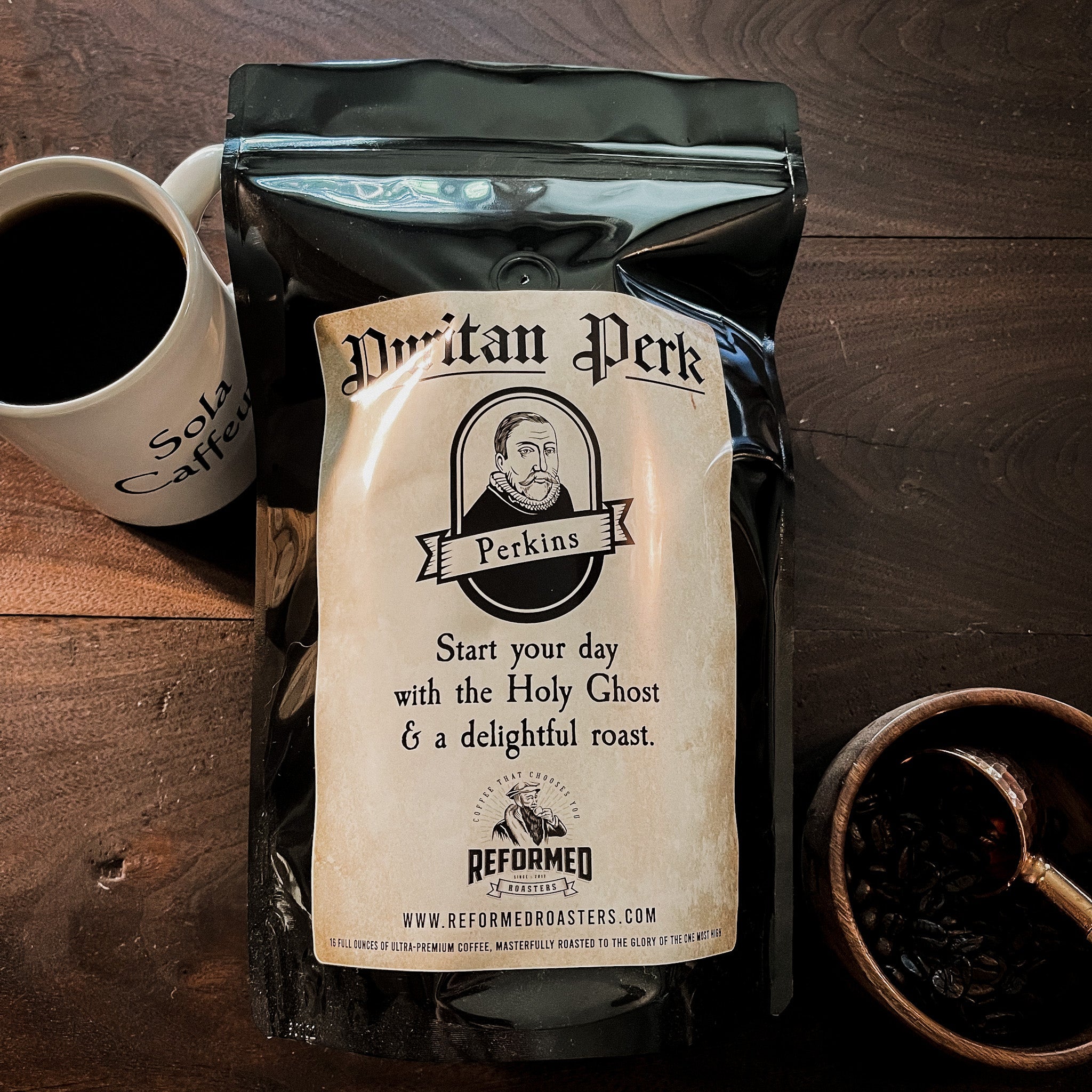 Perkins - Reformed Roasters - #reformed# - #christian_coffee# - #coffee#
