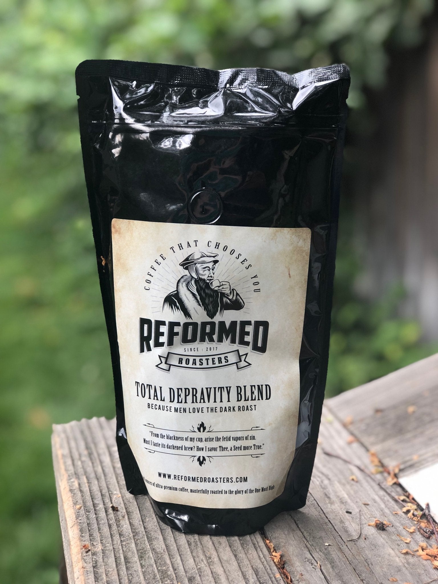 coffee christian coffee reformed coffee Total Depravity Blend (1lb - Whole Bean) Coffee - Reformed Roasters