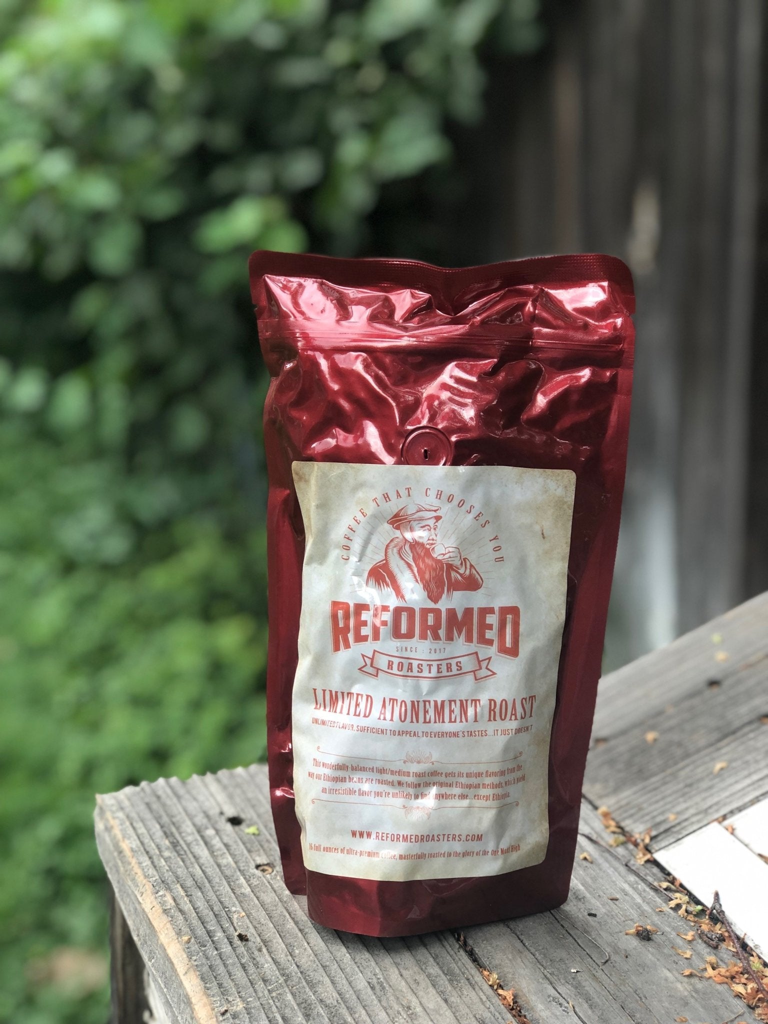 coffee christian coffee reformed coffee Limited Atonement Roast (1lb - Whole Bean) Coffee  - Reformed Roasters